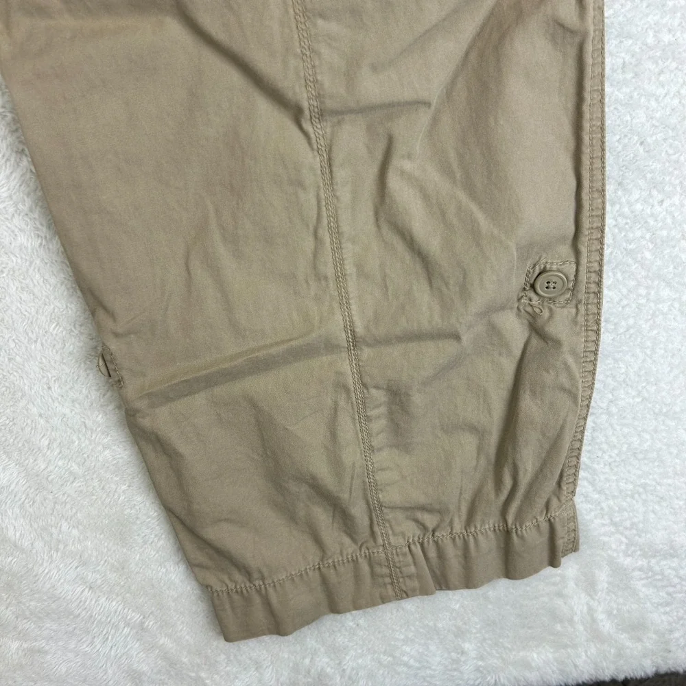 NWT Polo Ralph Lauren Cargo Pants Mens 32 Beige Utility Military Roll Cuff Army